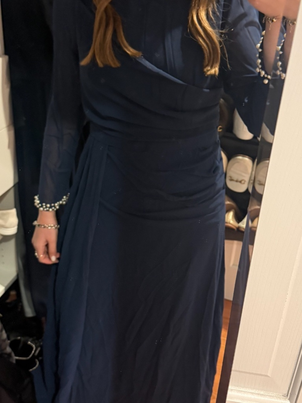 Navy gown